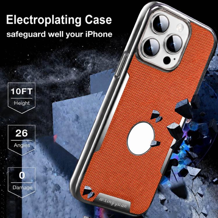 Custodia per telefono Armor Diamond Texture Anti-Impronta in PC + Pelle Vegana, For iPhone 13 Pro, For iPhone 13
