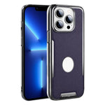 Custodia per telefono Armor Diamond Texture Anti-Impronta in PC + Pelle Vegana, For iPhone 13 Pro, For iPhone 13