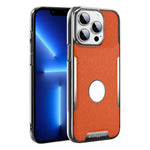 Custodia per telefono Armor Diamond Texture Anti-Impronta in PC + Pelle Vegana, For iPhone 13 Pro, For iPhone 13