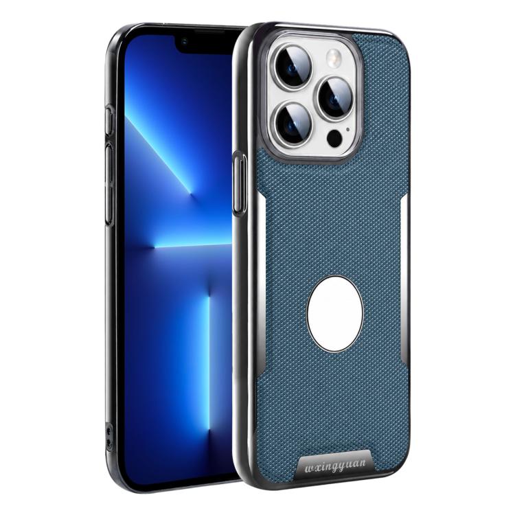 Custodia per telefono Armor Diamond Texture Anti-Impronta in PC + Pelle Vegana, For iPhone 13 Pro, For iPhone 13