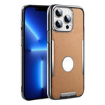 Custodia per telefono Armor Diamond Texture Anti-Impronta in PC + Pelle Vegana, For iPhone 13 Pro, For iPhone 13