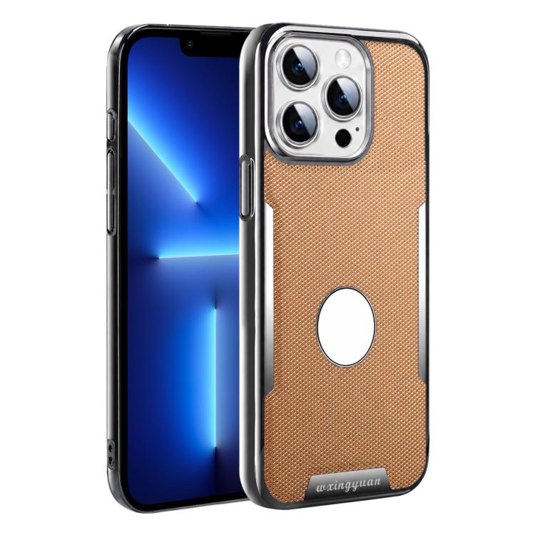 Custodia per telefono Armor Diamond Texture Anti-Impronta in PC + Pelle Vegana, For iPhone 13 Pro, For iPhone 13