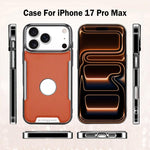 Custodia per telefono Armor Diamond Texture Anti-Impronta in PC + Pelle Vegana, For iPhone 17 Pro Max, For iPhone 15 Pro, For iPhone 15, For iPhone 14 Plus
