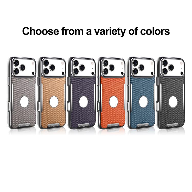 Custodia per telefono Armor Diamond Texture Anti-Impronta in PC + Pelle Vegana, For iPhone 17 Pro Max, For iPhone 15 Pro, For iPhone 15, For iPhone 14 Plus