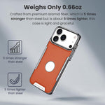 Custodia per telefono Armor Diamond Texture Anti-Impronta in PC + Pelle Vegana, For iPhone 17 Pro Max, For iPhone 15 Pro, For iPhone 15, For iPhone 14 Plus
