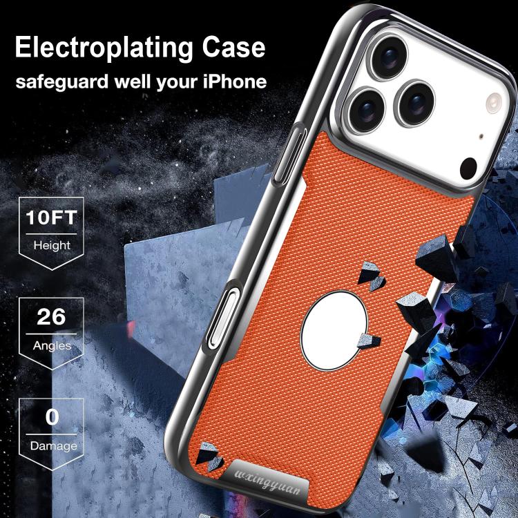 Custodia per telefono Armor Diamond Texture Anti-Impronta in PC + Pelle Vegana, For iPhone 17 Pro Max, For iPhone 15 Pro, For iPhone 15, For iPhone 14 Plus