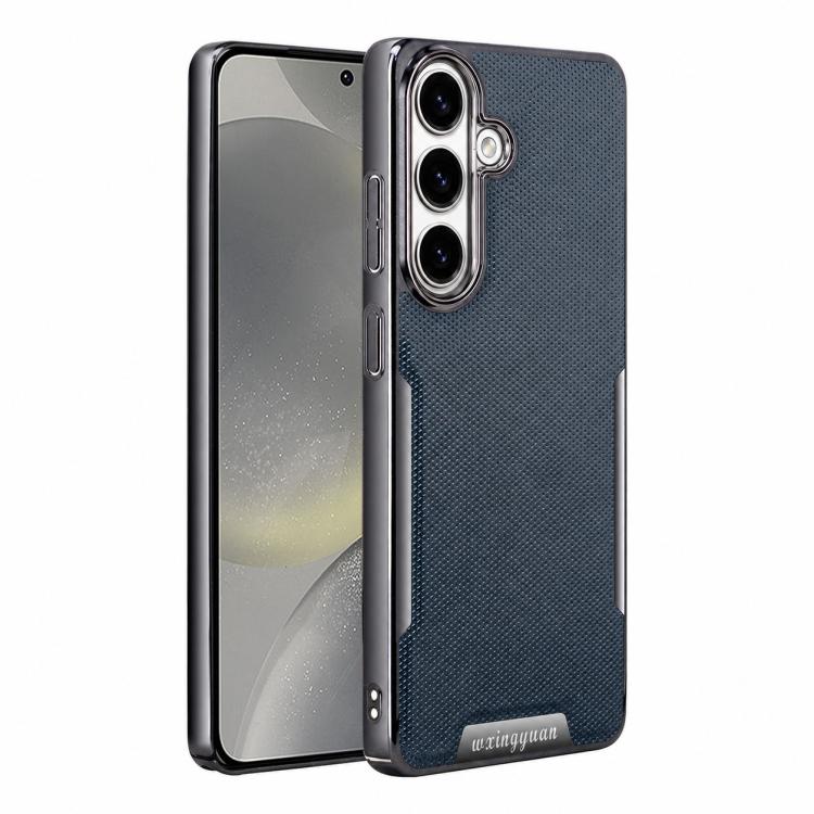 Custodia per telefono Armor Diamond Texture Anti-Impronta in PC + Pelle Vegana, For Galaxy S25 5G, For Galaxy S25 Ultra 5G, For Galaxy S24 Ultra 5G, For Galaxy S24 5G
