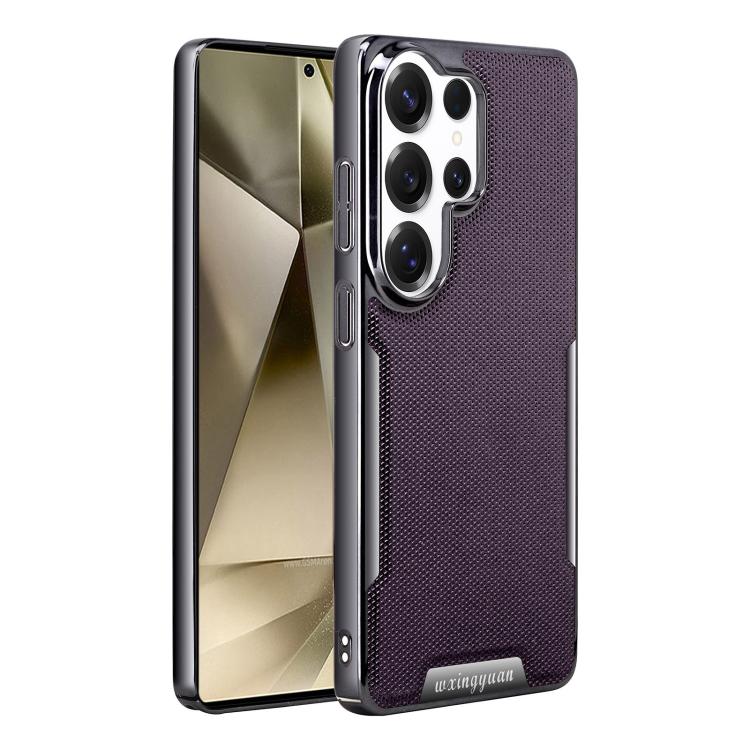 Custodia per telefono Armor Diamond Texture Anti-Impronta in PC + Pelle Vegana, For Galaxy S25 5G, For Galaxy S25 Ultra 5G, For Galaxy S24 Ultra 5G, For Galaxy S24 5G