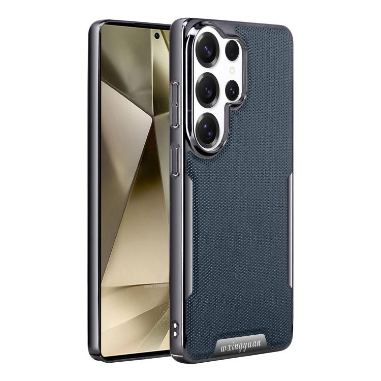 Custodia per telefono Armor Diamond Texture Anti-Impronta in PC + Pelle Vegana, For Galaxy S25 5G, For Galaxy S25 Ultra 5G, For Galaxy S24 Ultra 5G, For Galaxy S24 5G