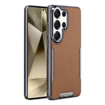 Custodia per telefono Armor Diamond Texture Anti-Impronta in PC + Pelle Vegana, For Galaxy S25 5G, For Galaxy S25 Ultra 5G, For Galaxy S24 Ultra 5G, For Galaxy S24 5G