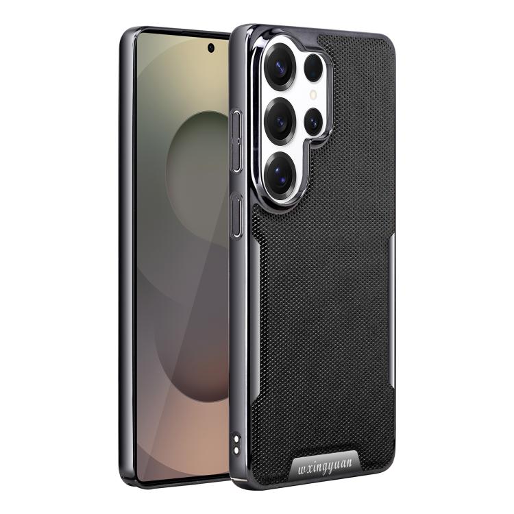 Custodia per telefono Armor Diamond Texture Anti-Impronta in PC + Pelle Vegana, For Galaxy S25 5G, For Galaxy S25 Ultra 5G, For Galaxy S24 Ultra 5G, For Galaxy S24 5G