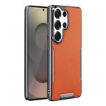 Custodia per telefono Armor Diamond Texture Anti-Impronta in PC + Pelle Vegana, For Galaxy S25 5G, For Galaxy S25 Ultra 5G, For Galaxy S24 Ultra 5G, For Galaxy S24 5G