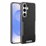 Custodia per telefono Armor Diamond Texture Anti-Impronta in PC + Pelle Vegana, For Galaxy S25 5G, For Galaxy S25 Ultra 5G, For Galaxy S24 Ultra 5G, For Galaxy S24 5G