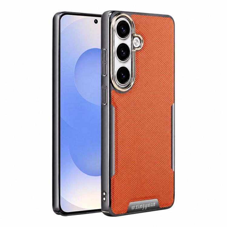 Custodia per telefono Armor Diamond Texture Anti-Impronta in PC + Pelle Vegana, For Galaxy S25 5G, For Galaxy S25 Ultra 5G, For Galaxy S24 Ultra 5G, For Galaxy S24 5G