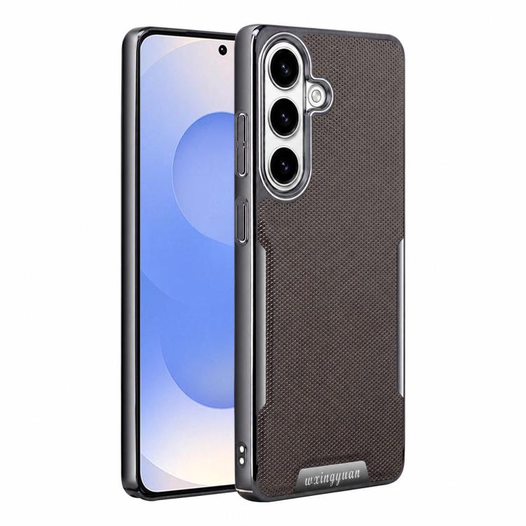 Custodia per telefono Armor Diamond Texture Anti-Impronta in PC + Pelle Vegana, For Galaxy S25 5G, For Galaxy S25 Ultra 5G, For Galaxy S24 Ultra 5G, For Galaxy S24 5G