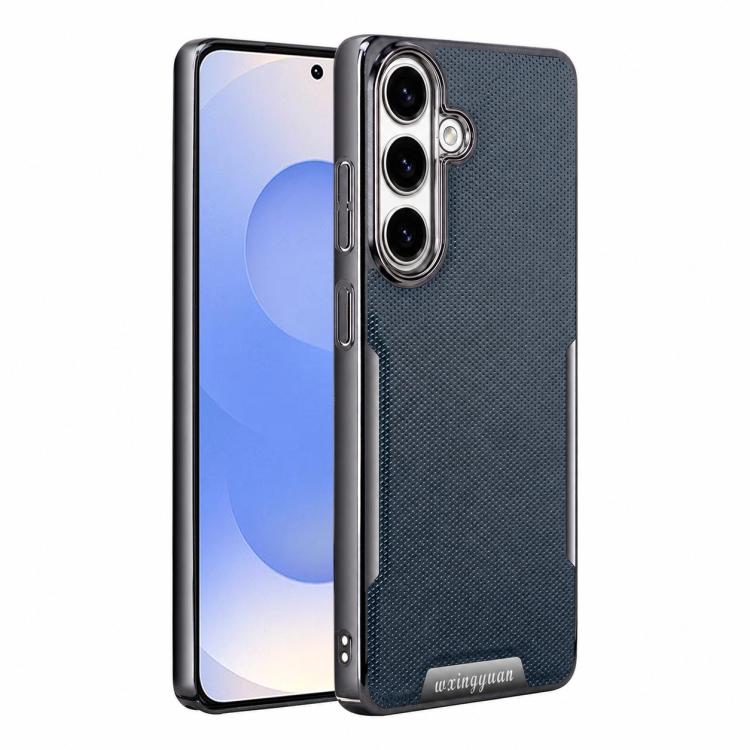 Custodia per telefono Armor Diamond Texture Anti-Impronta in PC + Pelle Vegana, For Galaxy S25 5G, For Galaxy S25 Ultra 5G, For Galaxy S24 Ultra 5G, For Galaxy S24 5G
