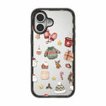 Custodia per telefono in acrilico TPU trasparente con stampa natalizia, For iPhone 17 Pro Max, For iPhone 17 Pro, For iPhone 17, For iPhone Air, For iPhone 16 Pro Max, For iPhone 16 Pro