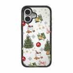 Custodia per telefono in acrilico TPU trasparente con stampa natalizia, For iPhone 16 Plus, For iPhone 16, For iPhone 15 Pro Max, For iPhone 15 Pro, For iPhone 15 Plus, For iPhone 15