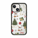 Custodia per telefono in acrilico TPU trasparente con stampa natalizia, For iPhone 16 Plus, For iPhone 16, For iPhone 15 Pro Max, For iPhone 15 Pro, For iPhone 15 Plus, For iPhone 15