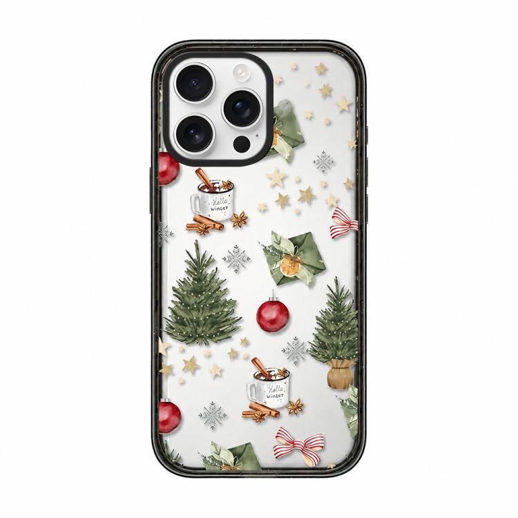Custodia per telefono in acrilico TPU trasparente con stampa natalizia, For iPhone 14 Plus, For iPhone 14, For iPhone 14 Pro, For iPhone 14 Pro Max, For iPhone 13 Pro Max, For iPhone 13 Pro