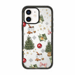 Custodia per telefono in acrilico TPU trasparente con stampa natalizia, For iPhone 13, For iPhone 12, For iPhone 12 Pro Max, For iPhone 12 Pro, For iPhone 11