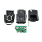 Chiave auto 1J0959753AG 48 Chip 434 Frequenza per Volkswagen 2 pulsanti, For Volkswagen