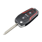 Chiave per auto CWTWB1U345 63 Chip a frequenza singola 315 per Ford pieghevole a 4 pulsanti, For Ford