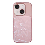 Custodia per telefono in policarbonato galvanizzato e vetro con motivo a farfalla., For iPhone 15, For iPhone 14, For iPhone 14 Pro, For iPhone 14 Pro Max