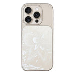Custodia per telefono in policarbonato galvanizzato e vetro con motivo a farfalla., For iPhone 16 Pro, For iPhone 16, For iPhone 15 Pro Max, For iPhone 15 Pro