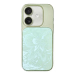 Custodia per telefono in policarbonato galvanizzato e vetro con motivo a farfalla., For iPhone 16 Pro, For iPhone 16, For iPhone 15 Pro Max, For iPhone 15 Pro