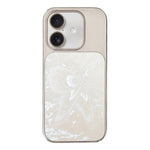 Custodia per telefono in policarbonato galvanizzato e vetro con motivo a farfalla., For iPhone 16 Pro, For iPhone 16, For iPhone 15 Pro Max, For iPhone 15 Pro