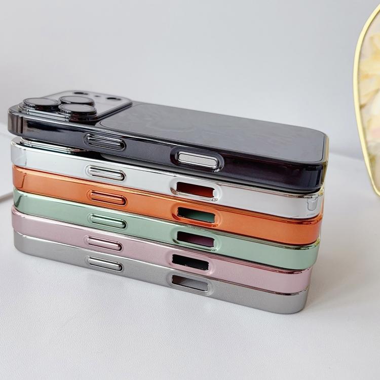 Custodia per telefono in policarbonato galvanizzato e vetro con motivo a farfalla., For iPhone 17 Pro Max, For iPhone 17 Pro, For iPhone 17, For iPhone 16 Pro Max