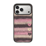 Custodia per telefono in acrilico TPU con motivo floreale a quadri in feltro, For iPhone 17 Pro Max, For iPhone 17 Pro, For iPhone 17, For iPhone Air, For iPhone 16 Pro Max, For iPhone 16 Pro
