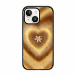 Custodia per telefono in acrilico TPU con motivo floreale a quadri in feltro, For iPhone 16 Plus, For iPhone 16, For iPhone 15 Pro Max, For iPhone 15 Pro, For iPhone 15 Plus, For iPhone 15