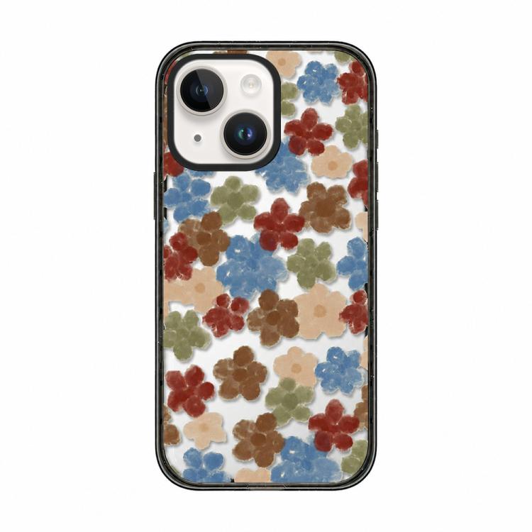Custodia per telefono in acrilico TPU con motivo floreale a quadri in feltro, For iPhone 13, For iPhone 12, For iPhone 12 Pro Max, For iPhone 12 Pro, For iPhone 11
