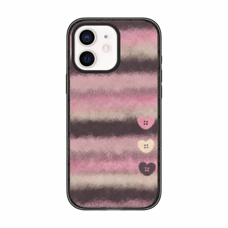 Custodia per telefono in acrilico TPU con motivo floreale a quadri in feltro, For iPhone 13, For iPhone 12, For iPhone 12 Pro Max, For iPhone 12 Pro, For iPhone 11
