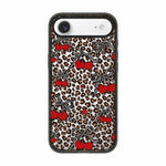 Custodia per telefono in TPU acrilico trasparente con stampa leopardata e fiocco., For iPhone 17 Pro Max, For iPhone 17 Pro, For iPhone 17, For iPhone Air