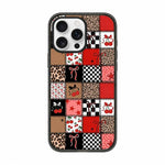 Custodia per telefono in TPU acrilico trasparente con stampa leopardata e fiocco., For iPhone 15 Pro Max, For iPhone 15 Pro, For iPhone 15 Plus, For iPhone 15