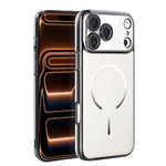 Anello magnetico galvanizzato in PC + custodia per telefono in pelle vegana, For iPhone 17 Pro Max, For iPhone 17, For iPhone Air, For iPhone 16 Pro Max