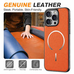 Anello magnetico galvanizzato in PC + custodia per telefono in pelle vegana, For iPhone 15 Pro Max, For iPhone 15 Pro, For iPhone 15 Plus, For iPhone 15