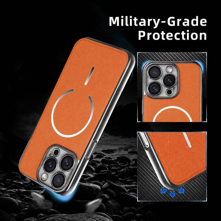Anello magnetico galvanizzato in PC + custodia per telefono in pelle vegana, For iPhone 15 Pro Max, For iPhone 15 Pro, For iPhone 15 Plus, For iPhone 15