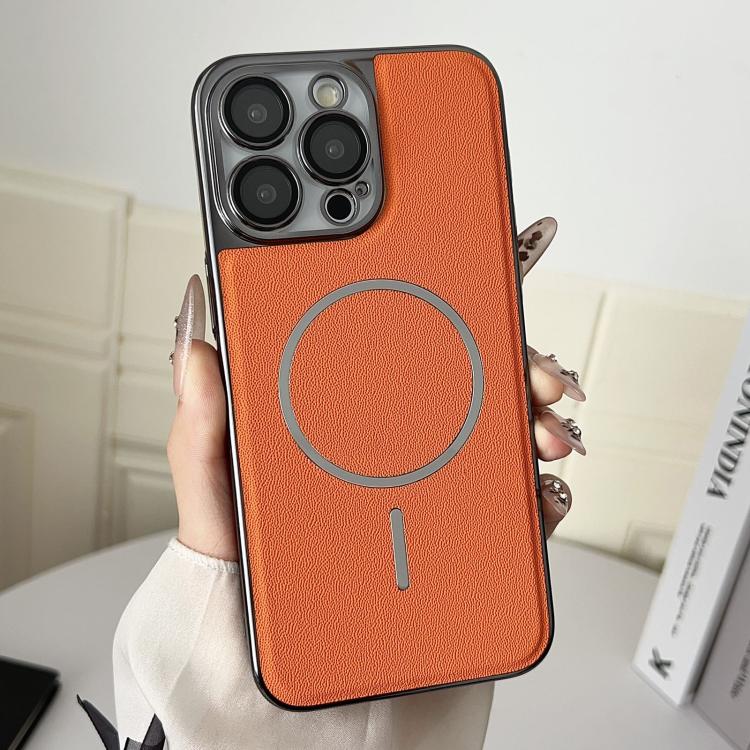 Anello magnetico galvanizzato in PC + custodia per telefono in pelle vegana, For iPhone 15 Pro Max, For iPhone 15 Pro, For iPhone 15 Plus, For iPhone 15