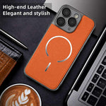 Anello magnetico galvanizzato in PC + custodia per telefono in pelle vegana, For iPhone 11 Pro