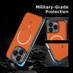 Anello magnetico galvanizzato in PC + custodia per telefono in pelle vegana, For iPhone 11 Pro