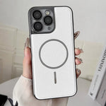 Anello magnetico galvanizzato in PC + custodia per telefono in pelle vegana, For iPhone 11 Pro