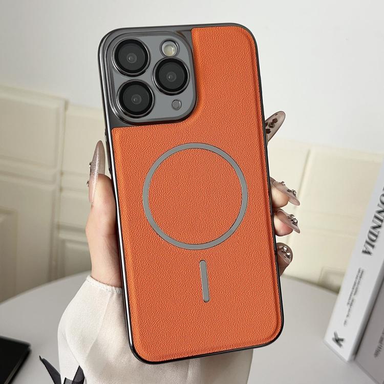 Anello magnetico galvanizzato in PC + custodia per telefono in pelle vegana, For iPhone 11 Pro