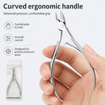 Tronchesino per cuticole in acciaio inossidabile, strumento per manicure e cura di unghie e cuticole., Single Cuticle Nipper