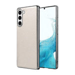 Cornice in policarbonato con texture effetto pelle bovina galvanizzata + custodia per telefono in ecopelle, For Galaxy S22 Ultra 5G, For Galaxy S22 5G