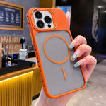 Custodia magnetica per telefono Armor 2 in 1 in TPU + PC, For iPhone 16, For iPhone 15 Pro Max, For iPhone 15 Pro, For iPhone 15, For iPhone 14, For iPhone 14 Pro