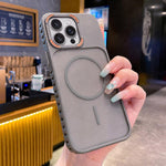Custodia magnetica per telefono Armor 2 in 1 in TPU + PC, For iPhone 16, For iPhone 15 Pro Max, For iPhone 15 Pro, For iPhone 15, For iPhone 14, For iPhone 14 Pro